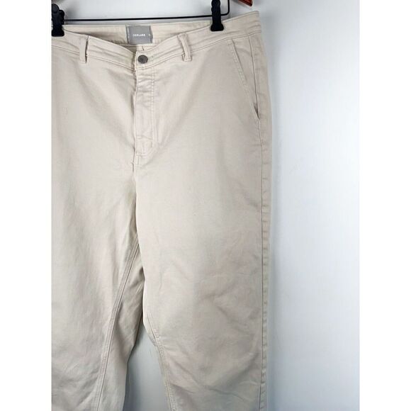 Everlane Womens The Straight-Leg Crop Pants Sandstone Beige 20 - Picture 4 of 8